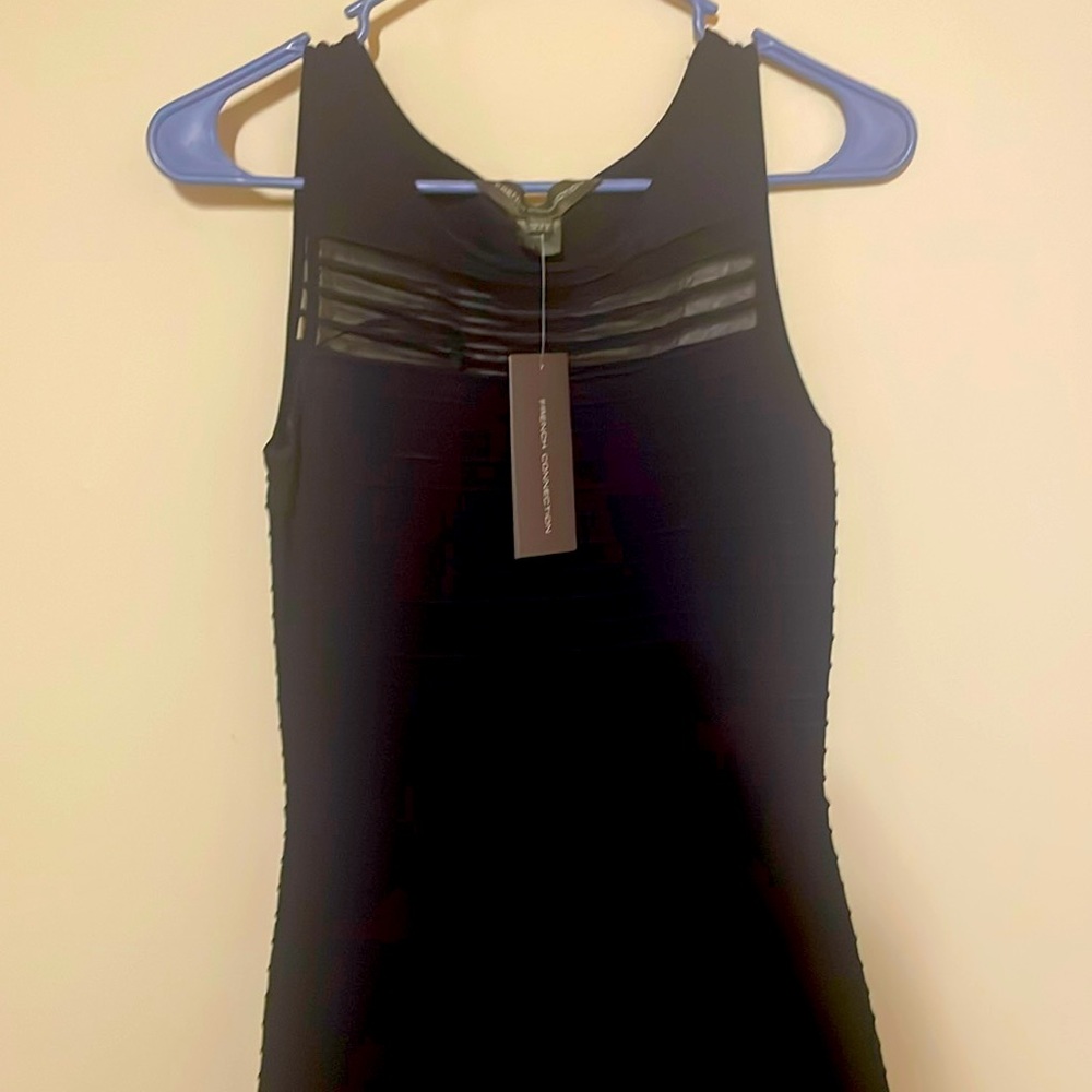 Size 6 black French Connection cocktail dress new with tags
